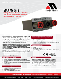 Thumbnail of document Data Sheet - VMA0055 V/mA Module